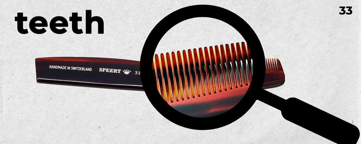 Handmade Swiss Tortoise Shell Folding Comb - 4.125 Inches, Havana Brown