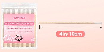 Disposable Precision Cotton Swabs 200PCS - Fine Tip for Beauty & Electronics