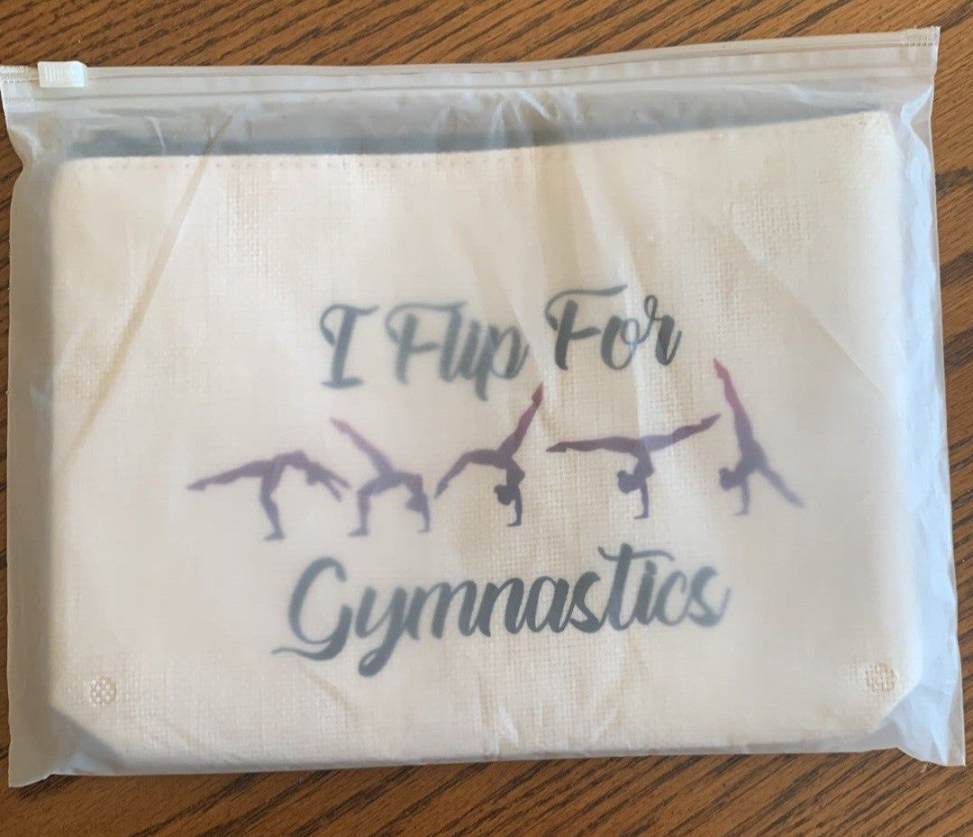 Gymnastics Travel Makeup Bag - Compact Organizer for Gymnastics Accessories