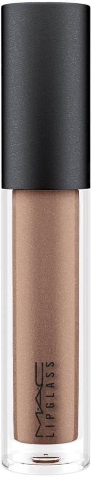 Set of 2 MAC Lipglass Lip Glosses in Explicit - Golden Bronze with Silver Shine