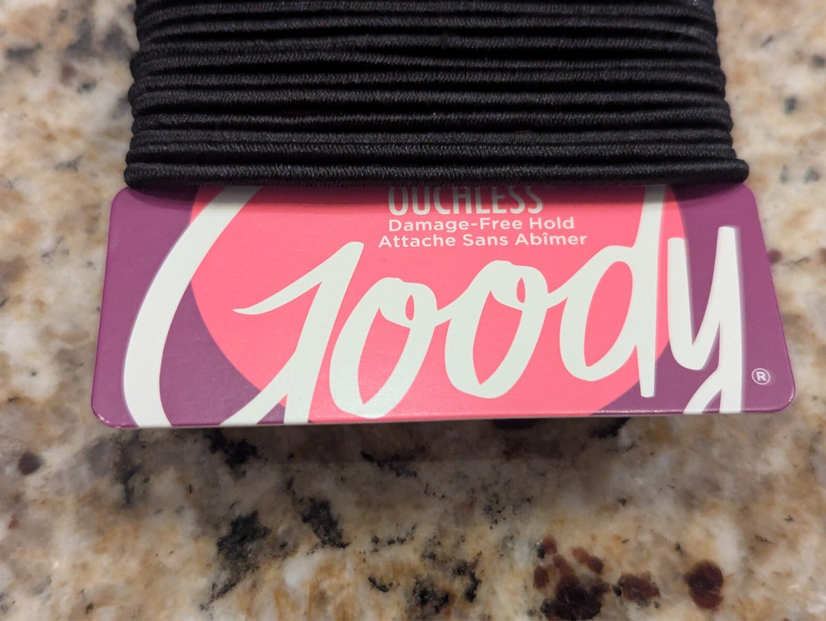 Goody Ouchless Elastic Hair Tie Black 29 count