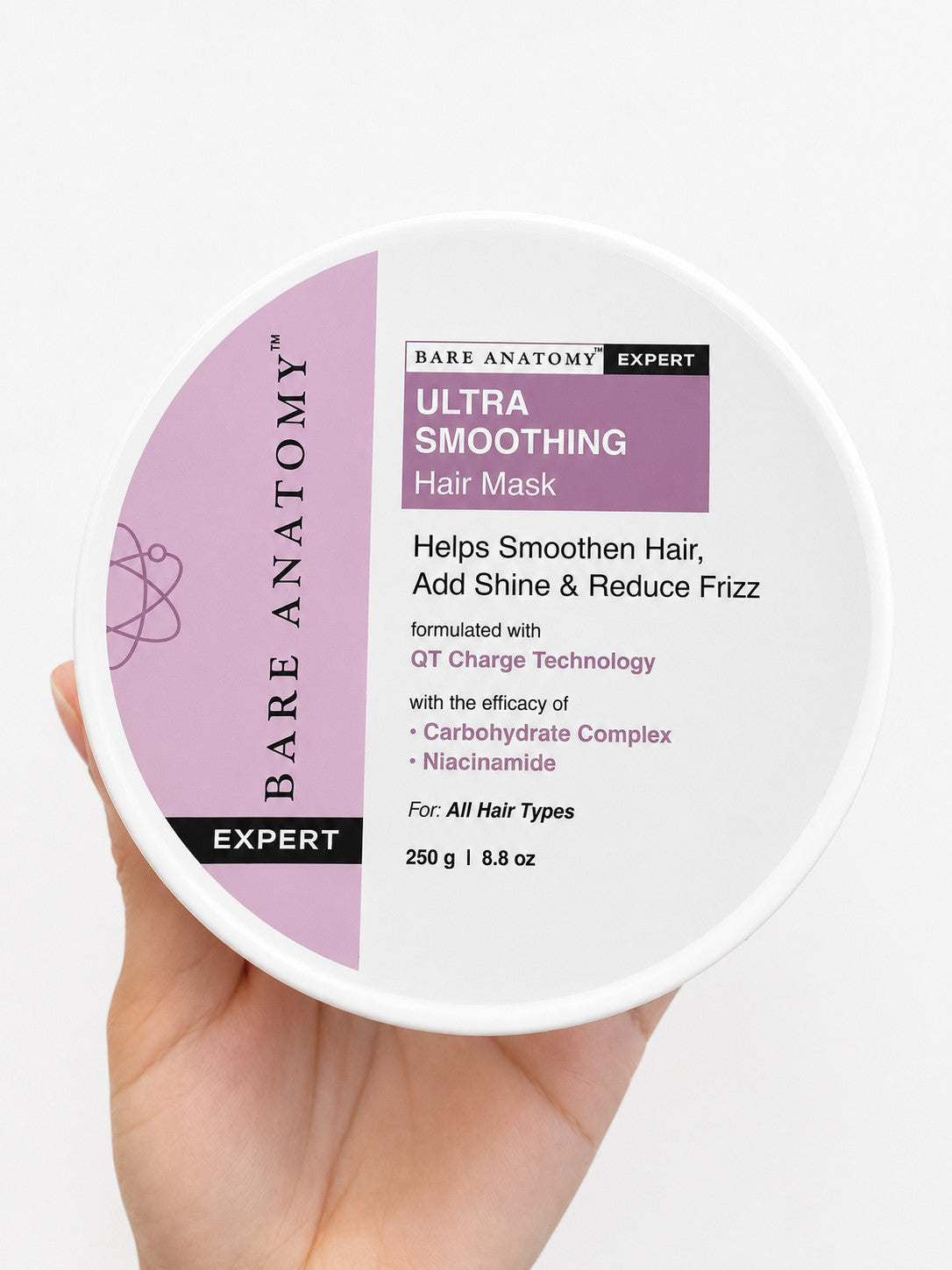 Ultra Smoothing Hair Mask - Anti-Frizz Deep Conditioner for All Hair Types 250g