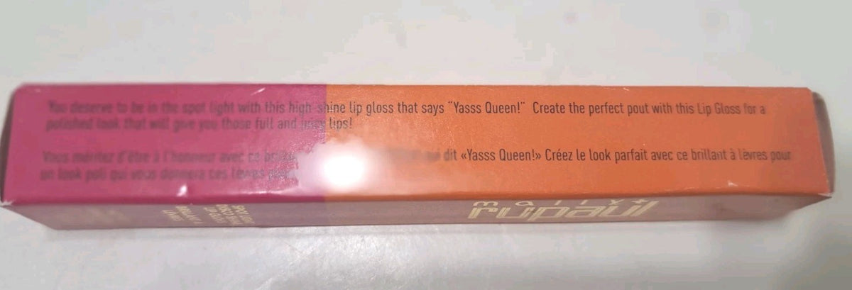 Disco Shine Lip Gloss QUEEN Pink - Sparkling Lip Makeup, 0.11 fl oz