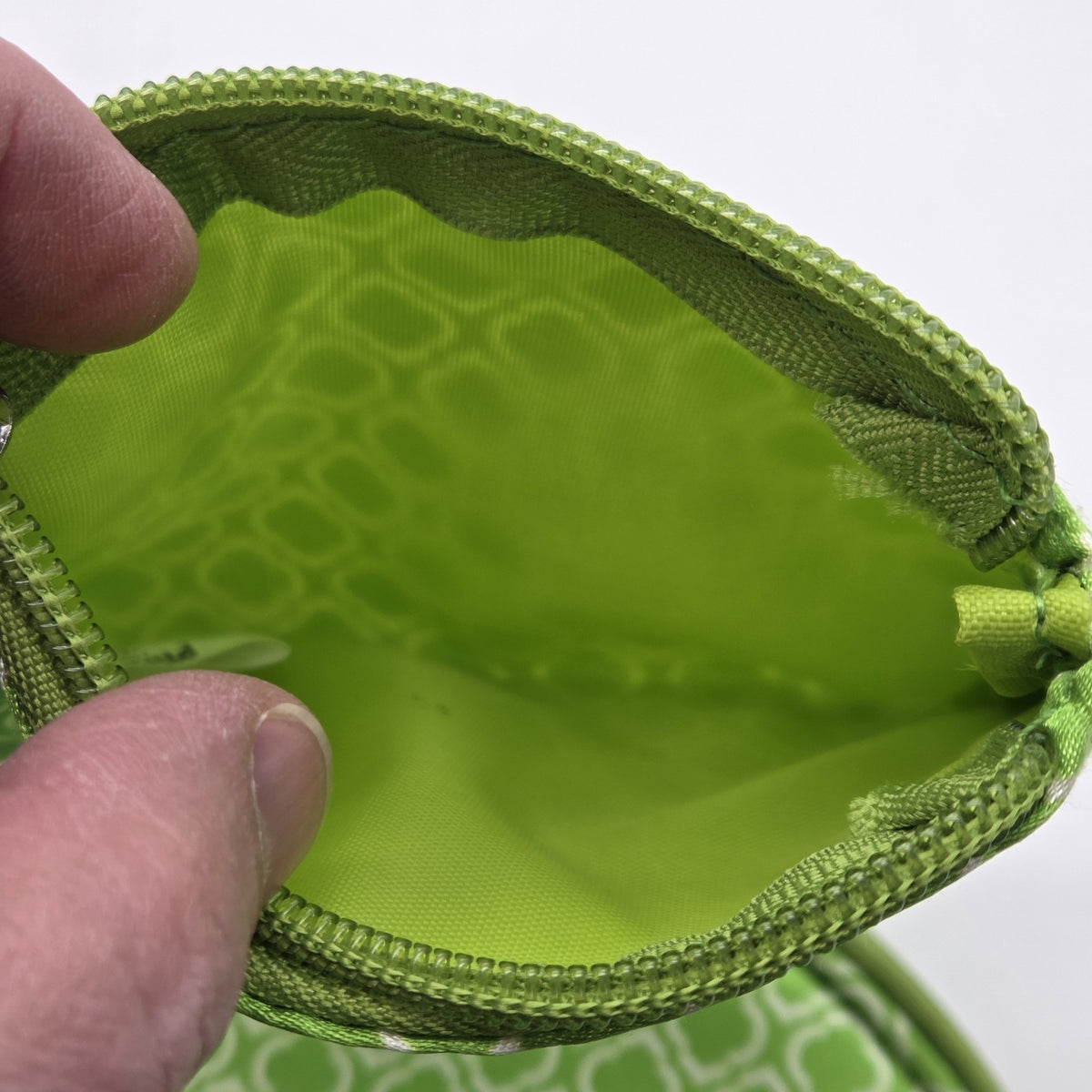 Pier 1 Imports 3-Piece Green Cosmetic Bag Set with Brush Roll and Pouches