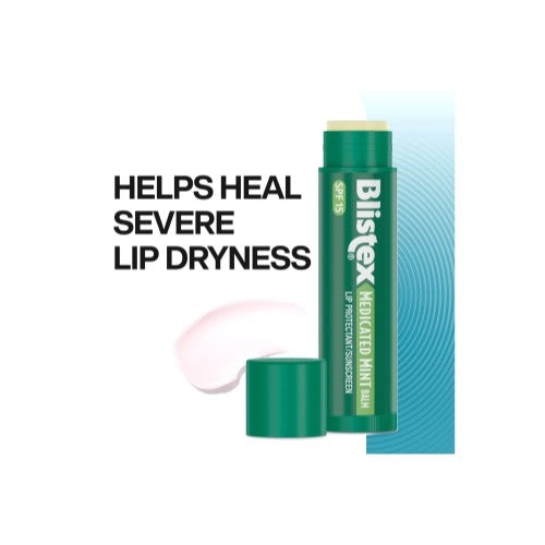 Medicated Mint Lip Balm SPF 15 - 3 Pack, Moisturizing & Healing