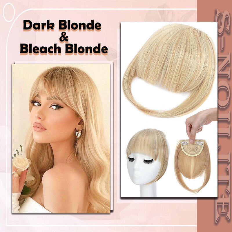 French Style Clip-In Bangs Hair Extensions - 11 Inches Natural Look