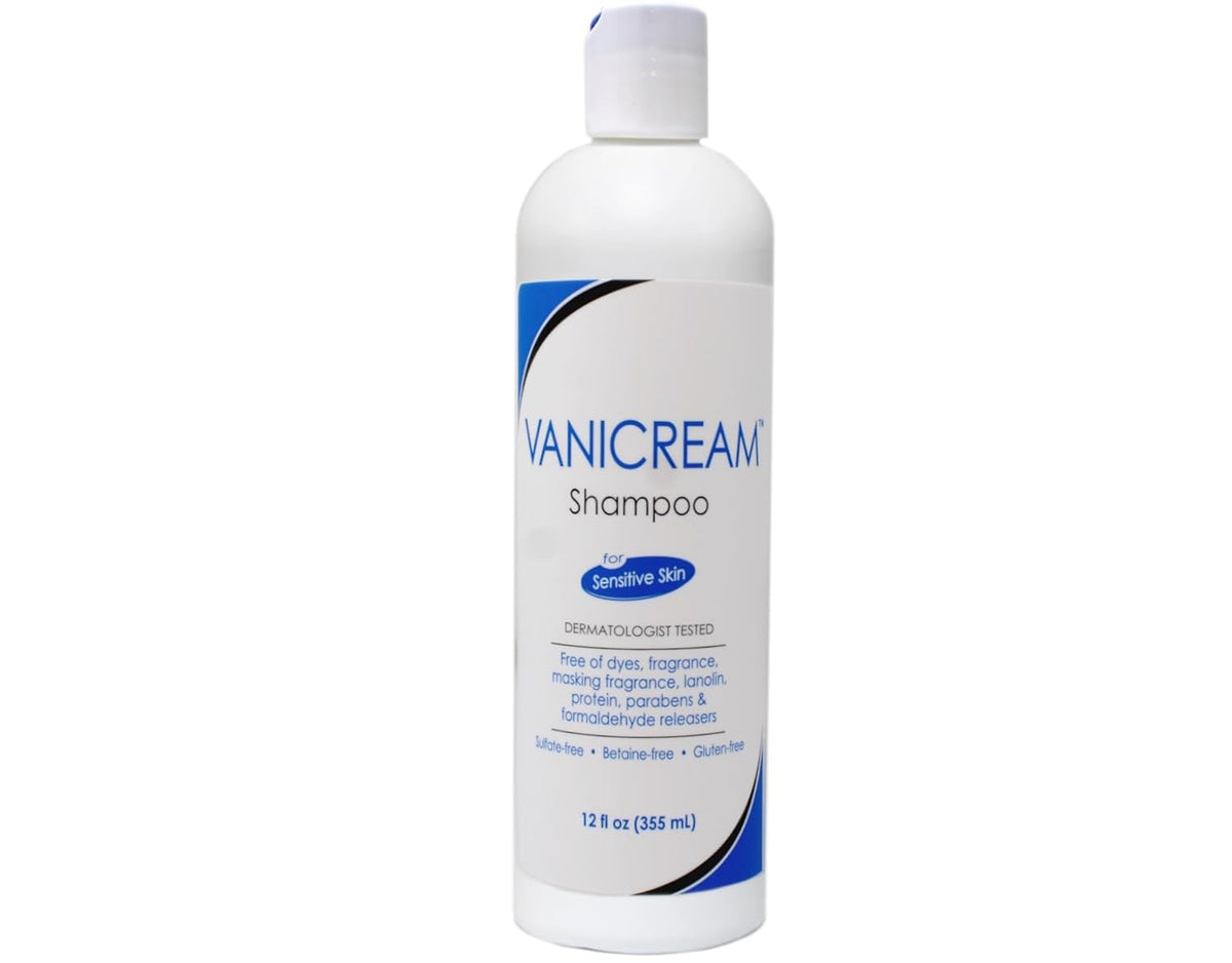 Sensitive Skin Shampoo 3 Pack - Fragrance-Free, Sulfate-Free, Gentle Hair & Scalp Cleanser