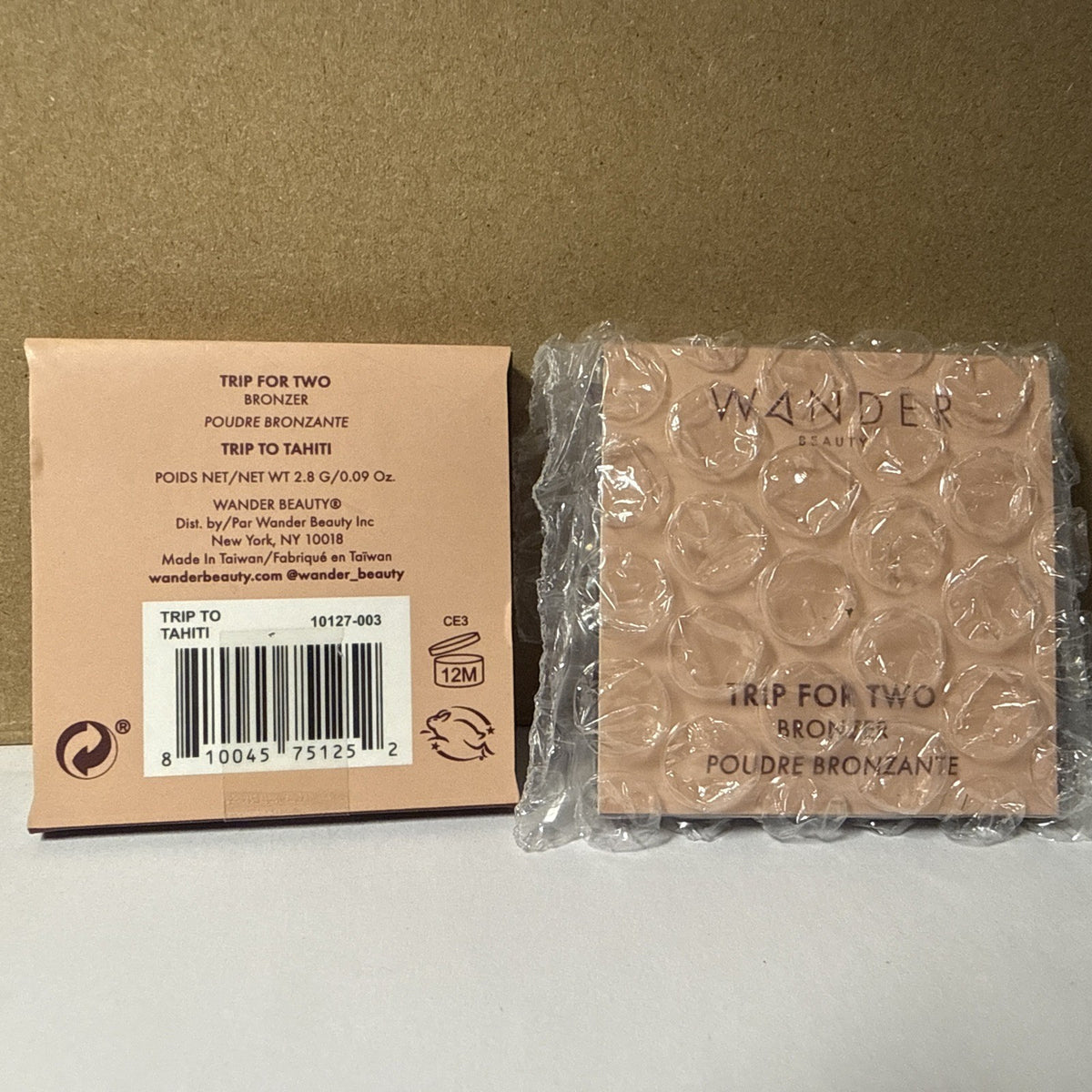 Travel Size Bronzer Set - Wander Beauty Trip For Two - Tahiti Shade
