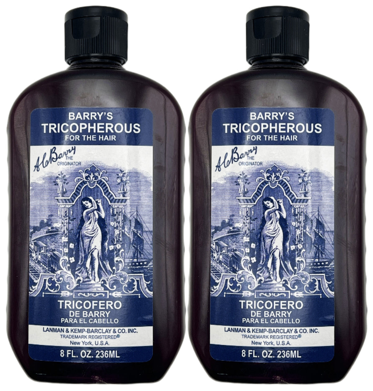 Tricopherous Hair Tonic 8 oz | Hair Loss & Scalp Treatment (2 Pack)