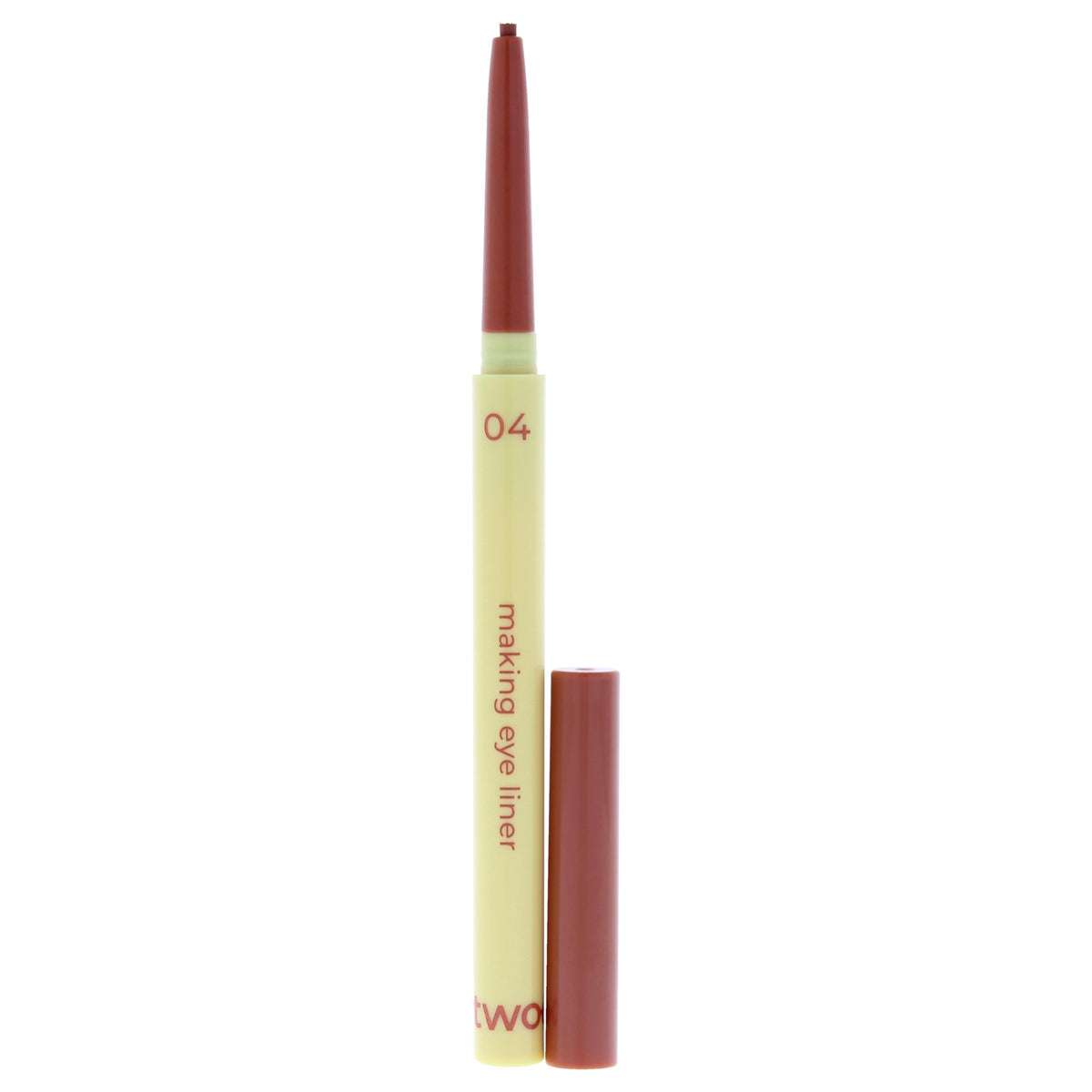 Women’s Waterproof Eyeliner Pencil - Warm Salmon, Smudge-Proof, Precise Application