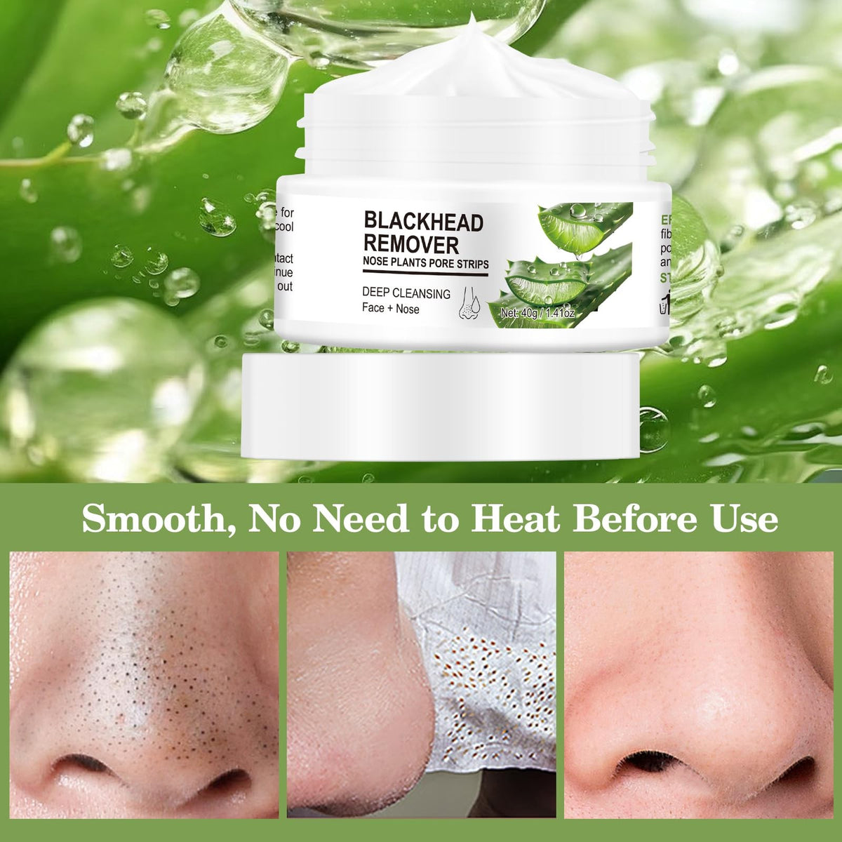 Blackhead Nose Pore Strips - Deep Cleansing Peel-Off Mask for Blackheads