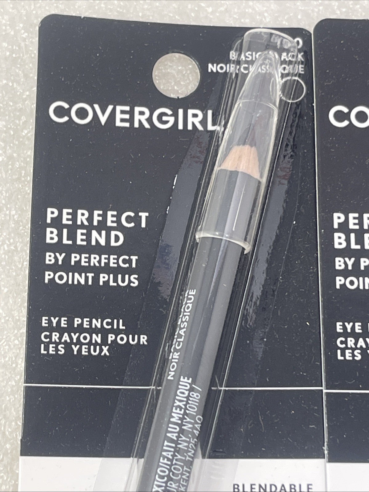 CoverGirl Perfect Blend Perfect Point Eye Liner Pencils - Black, Set of 4