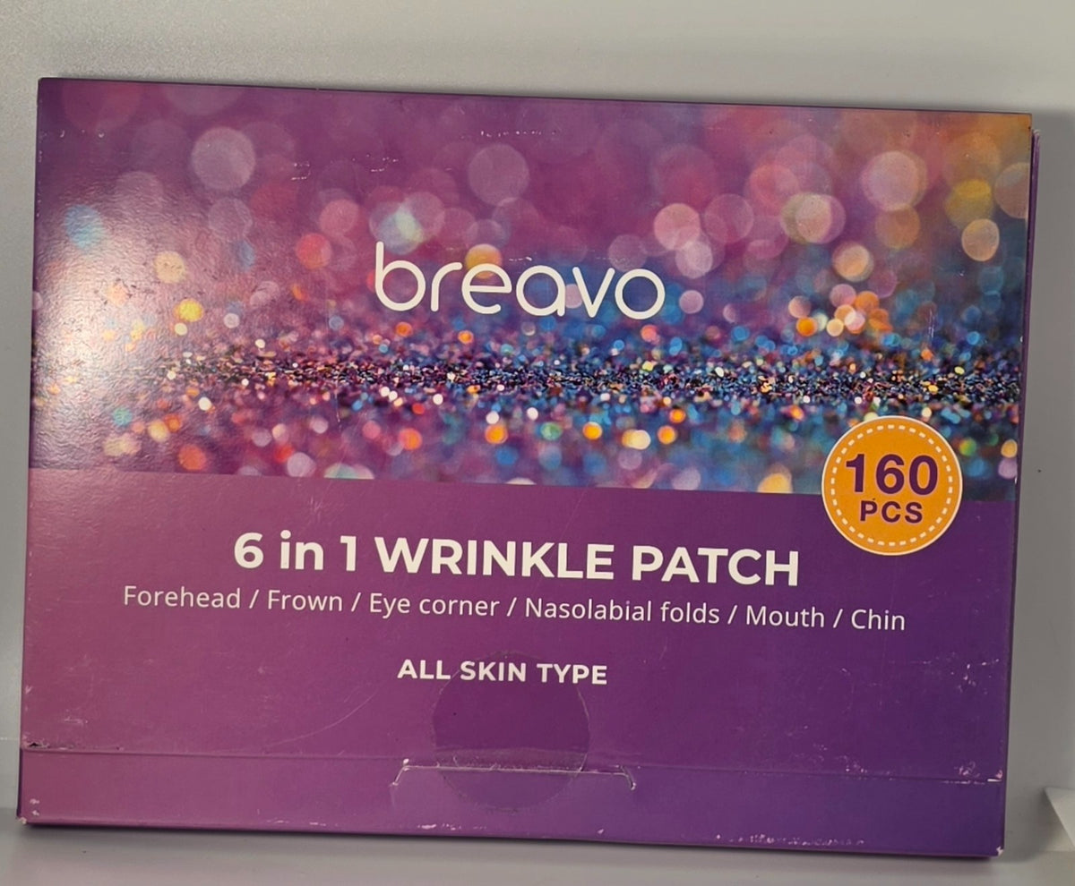 6 in 1 Wrinkle Patch Set - 160 Patches for Forehead, Eye Corners, Mouth & More