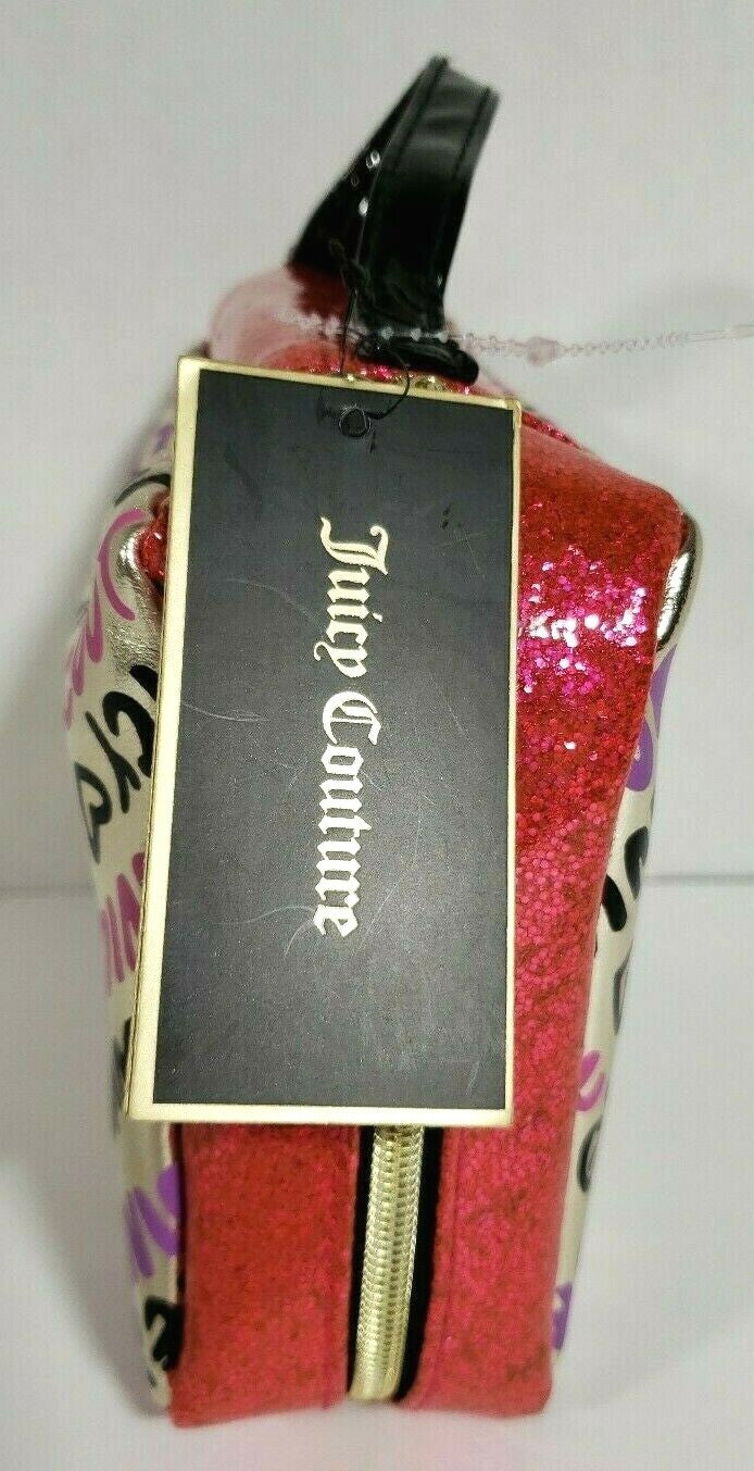 Small Hanging Makeup Bag with Cosmetic Organizer - Juicy Couture