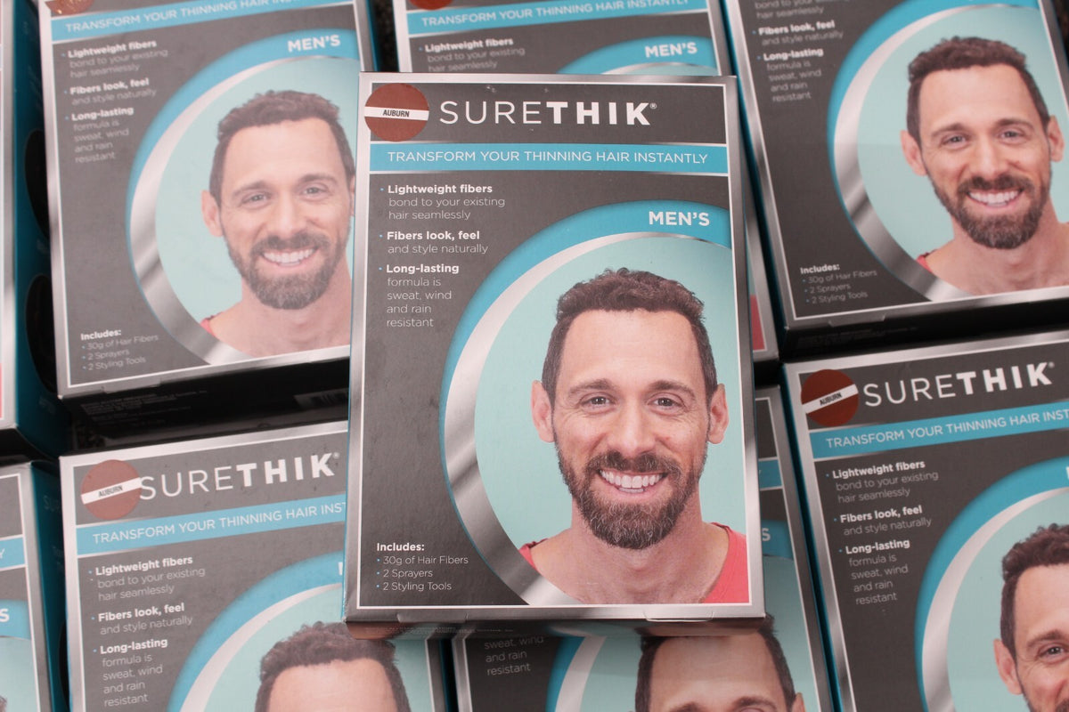 LOT OF 11 SureThik Hair Thickening Fibers Starter Kit Auburn SPRAY