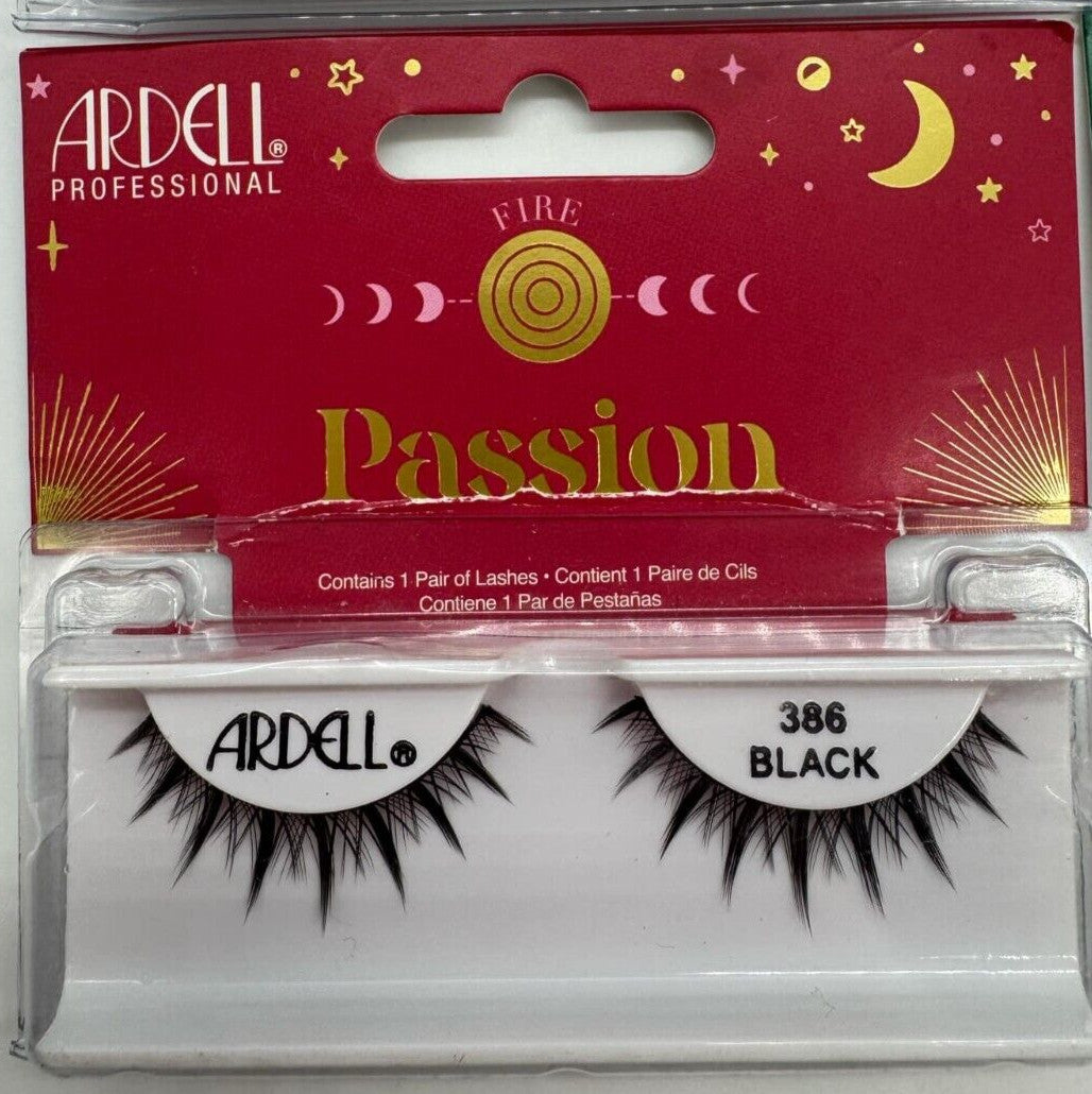 False Eyelash Set with 4 Pairs in Assorted Styles - Natural & Dramatic Looks