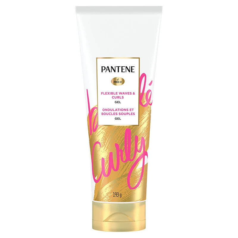 Pantene Flexible Wave Gel for Curly Hair - Touchable, Non-Sticky, 6.8 oz, 6 Pack