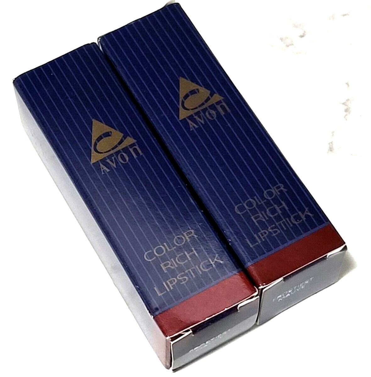 2 Full Size Avon Color Rich Lipstick Frostiest Mauve Set - New in Box