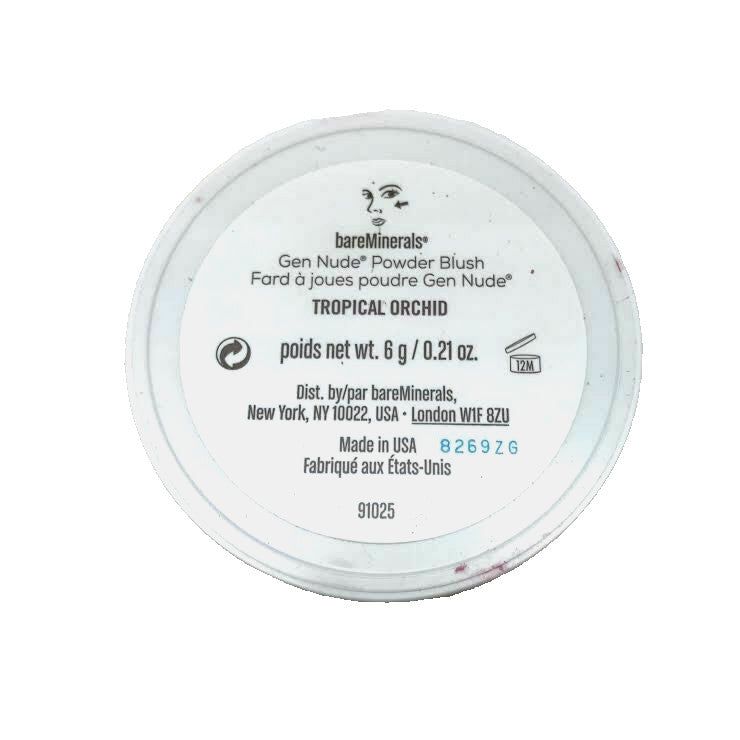 bareMinerals Gen Nude Powder Blush Tropical Orchid 6g - Limited Edition