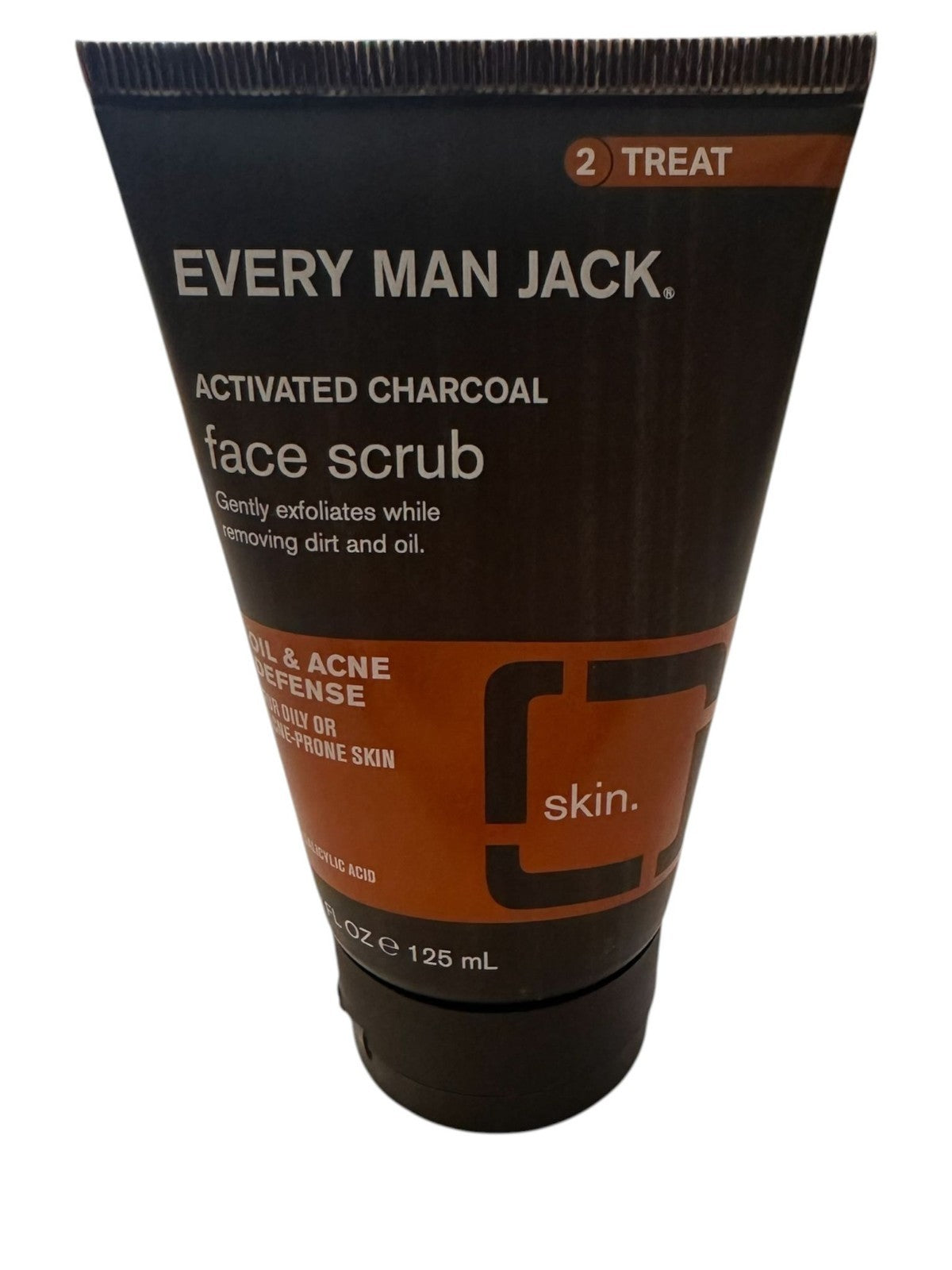 Activated Charcoal Face Scrub - Deep Cleansing & Exfoliating 4.2oz