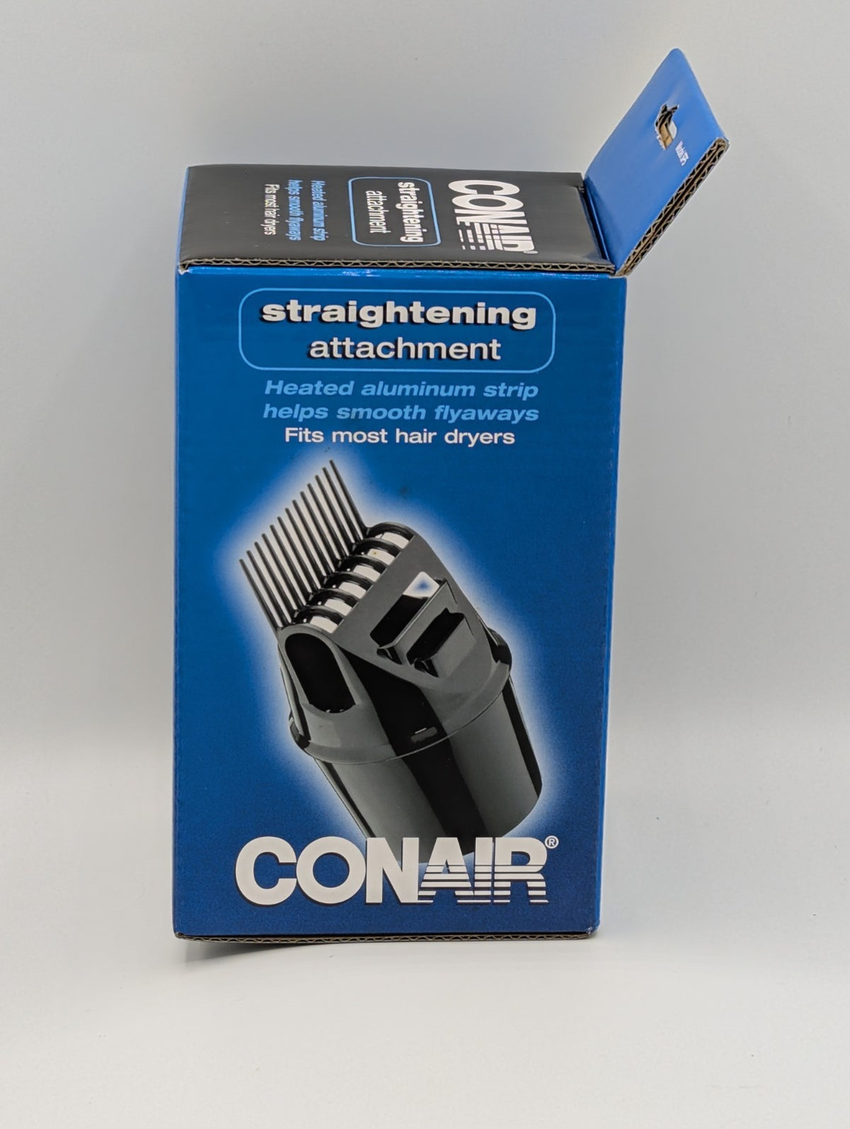 Hair Dryer Attachment for Straightening - Universal Comb & Metal Plate