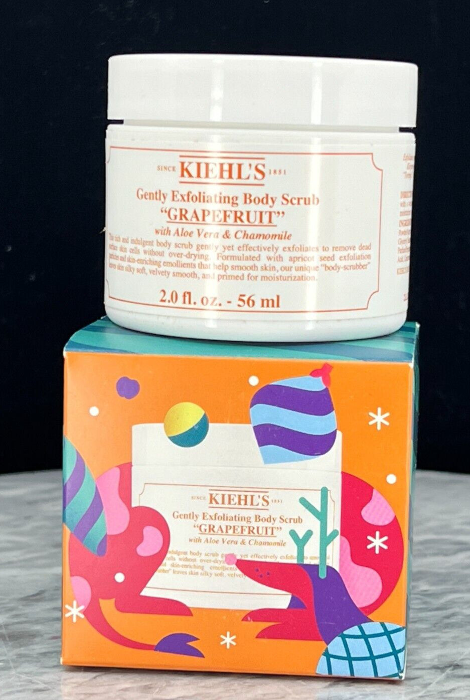KIEHL'S Janine Rewell Gently Exfoliating Body Scrub GRAPEFRUIT 2oz 56