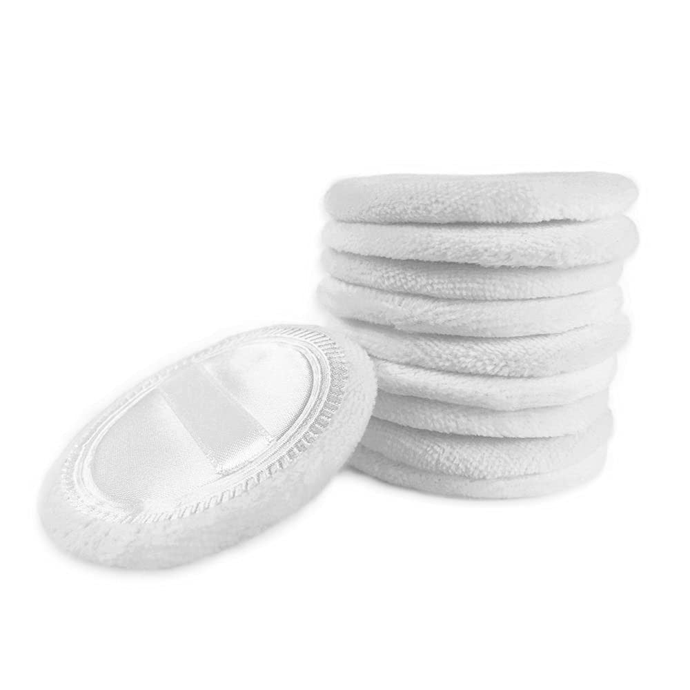 10 Pack Cosmetic Powder Puffs Face Makeup Applicators - Cotton Soft