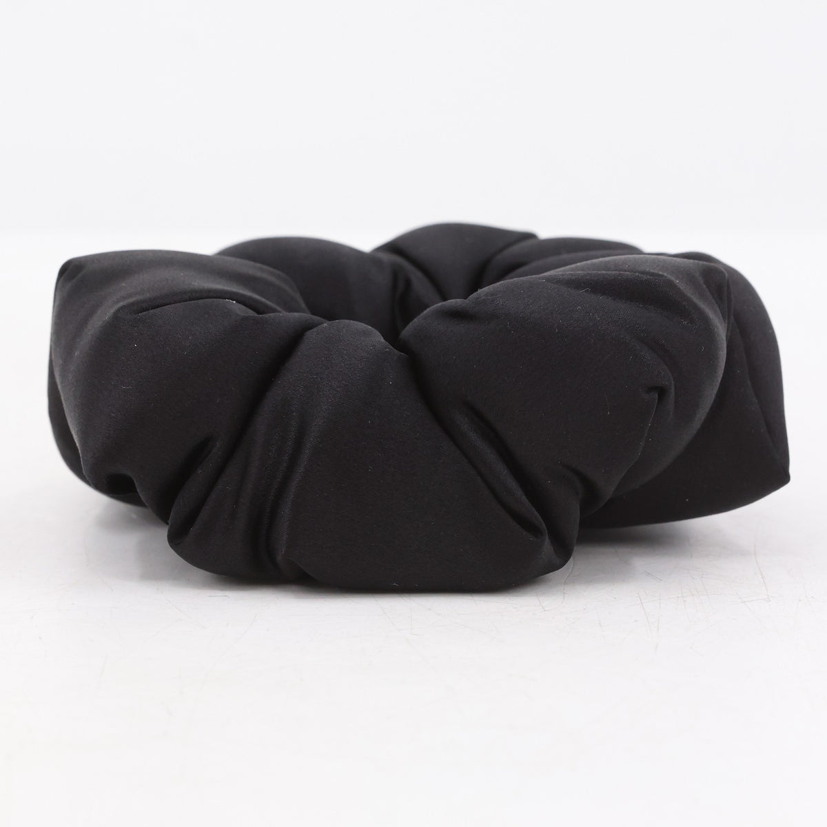 Drowsy Sleep Co Oversized Padded Silk Pillow Scrunchie Black Jade