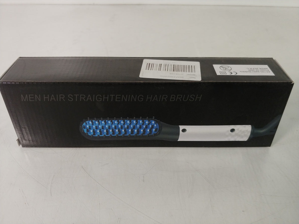 Men's Hair Straightening Brush - Reusable Electric Hair Styling Tool