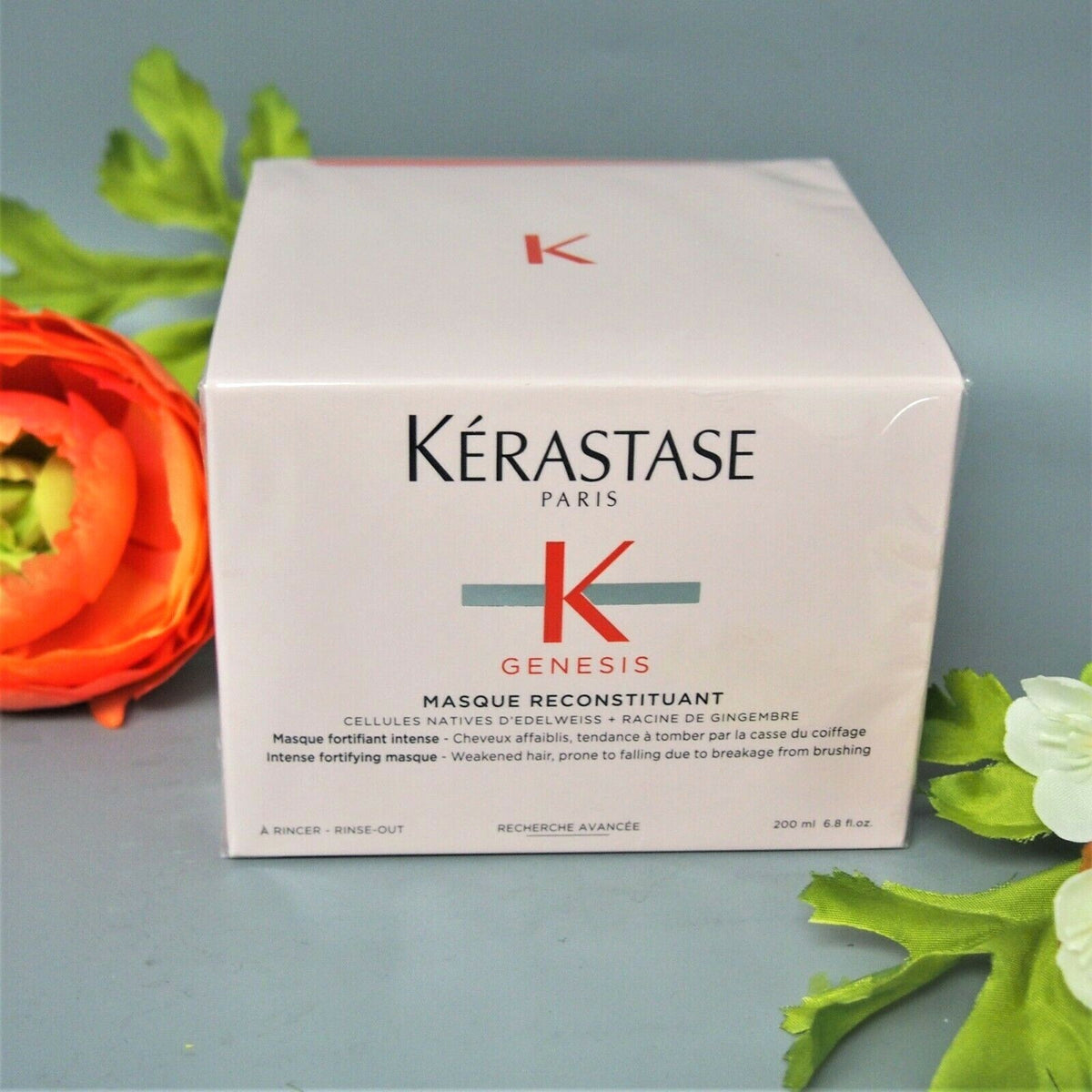 Kerastase Genesis Masque Reconstituant Hair Mask 200ml - Anti-Hair Fall Nourishing Treatment