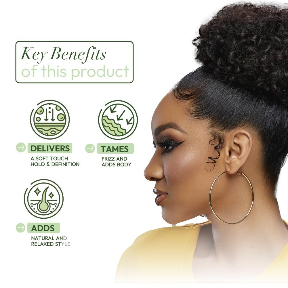 Olive Oil Hair Mousse for Shine & Hold - Nourishing Styling Foam 7oz