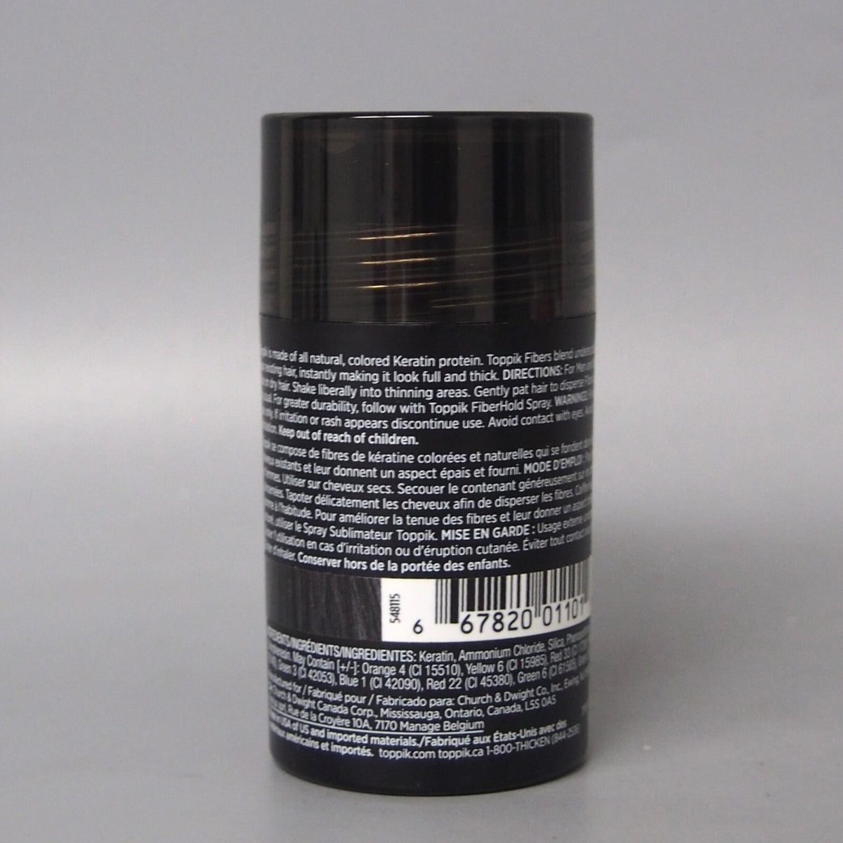 DUO Toppik Black Giant Size 55gr / 1.94oz & Regular 12gr/0.42oz