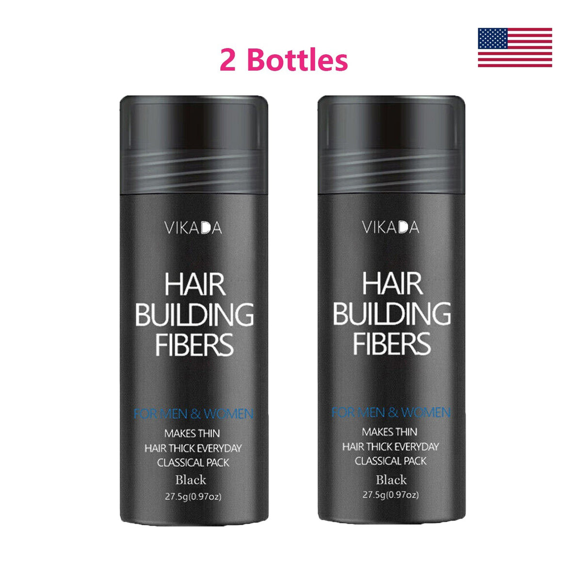 Hair Building Fibers Keratin Powder – Thickening & Volume