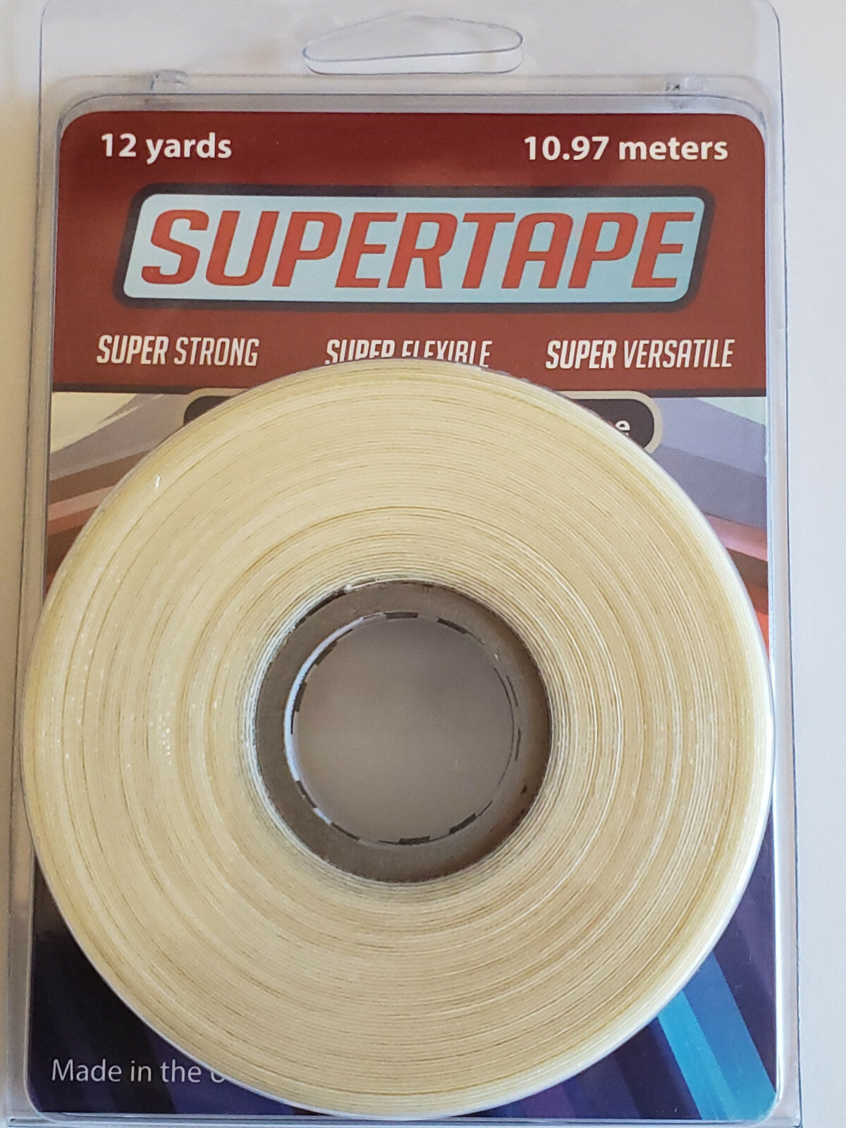 Supertape 3/4" x 12 Yards Lace Wig Tape - Professional Hold