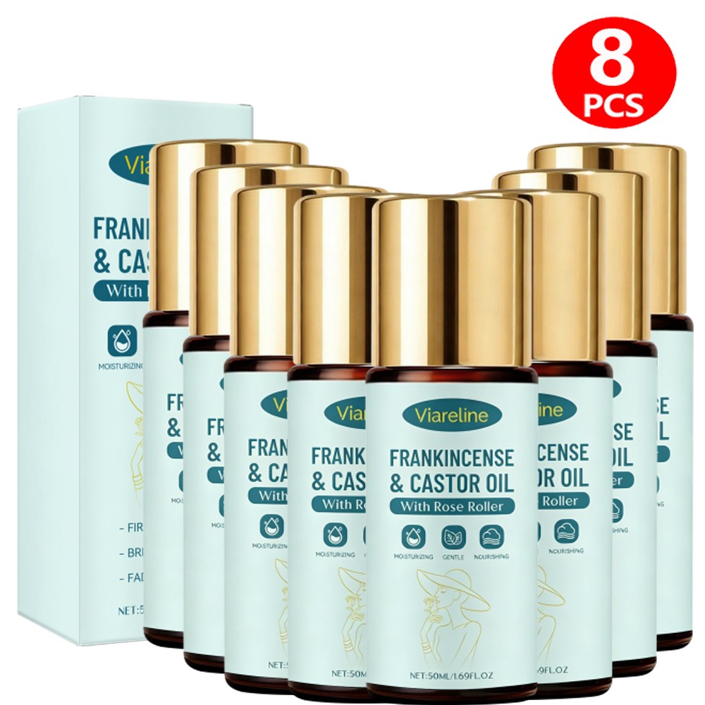 Frankincense Castor Oil Roller - Organic Cold-Pressed 50ml