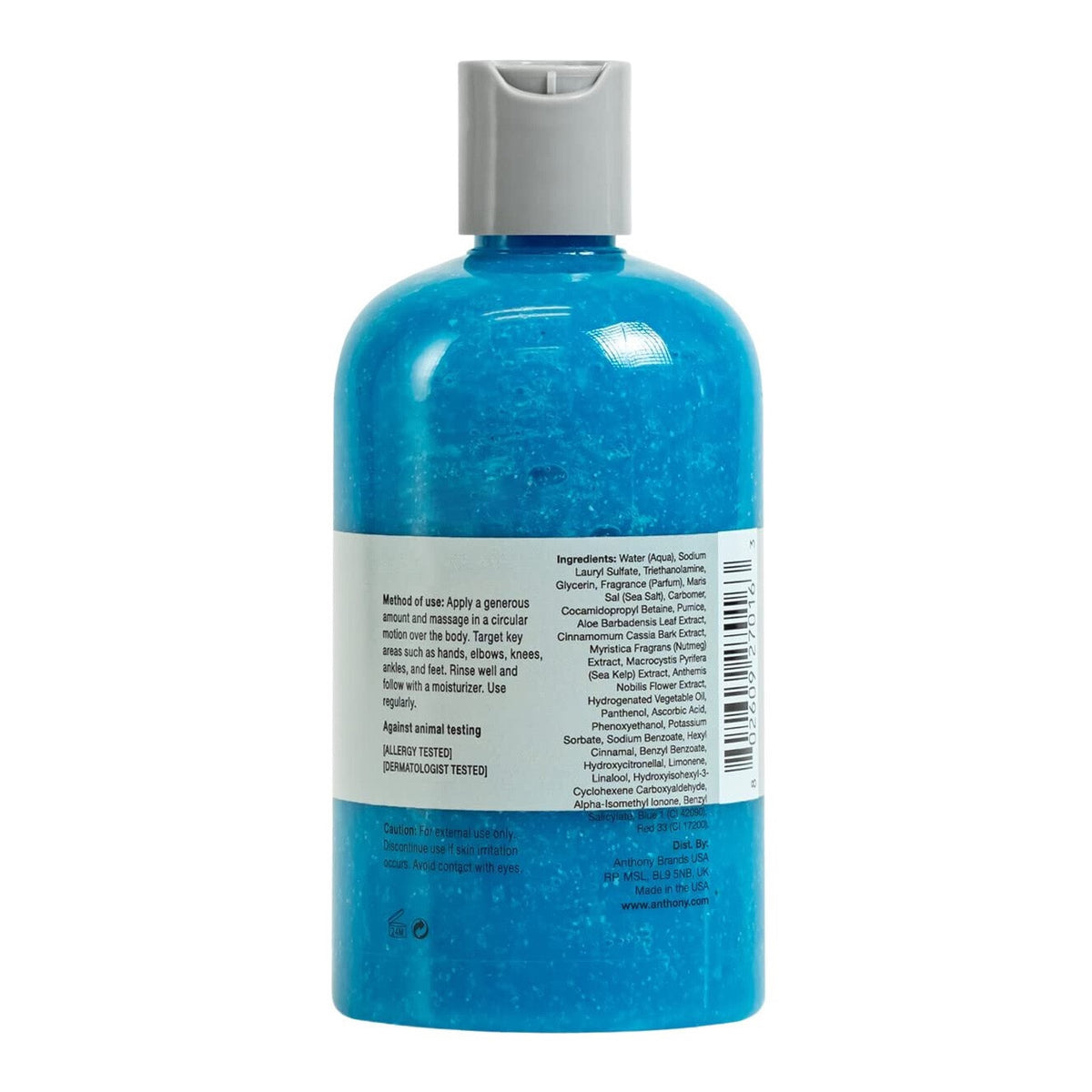 Anthony Blue Sea Kelp Body Scrub 12 oz