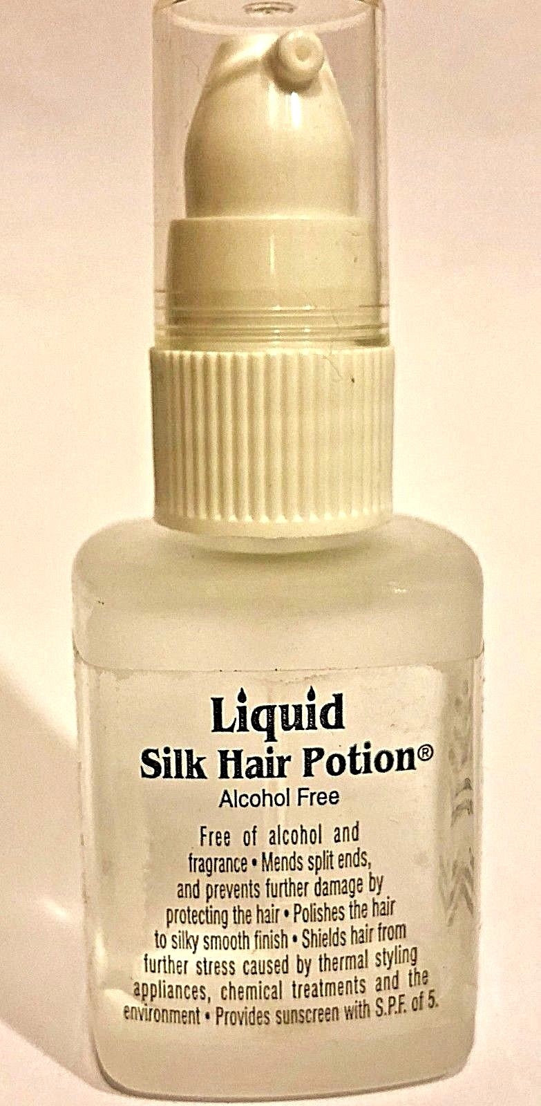 Liquid Silk Hair Polishing Serum 1.7oz - Fragrance & Alcohol Free, Protects & Adds Shine