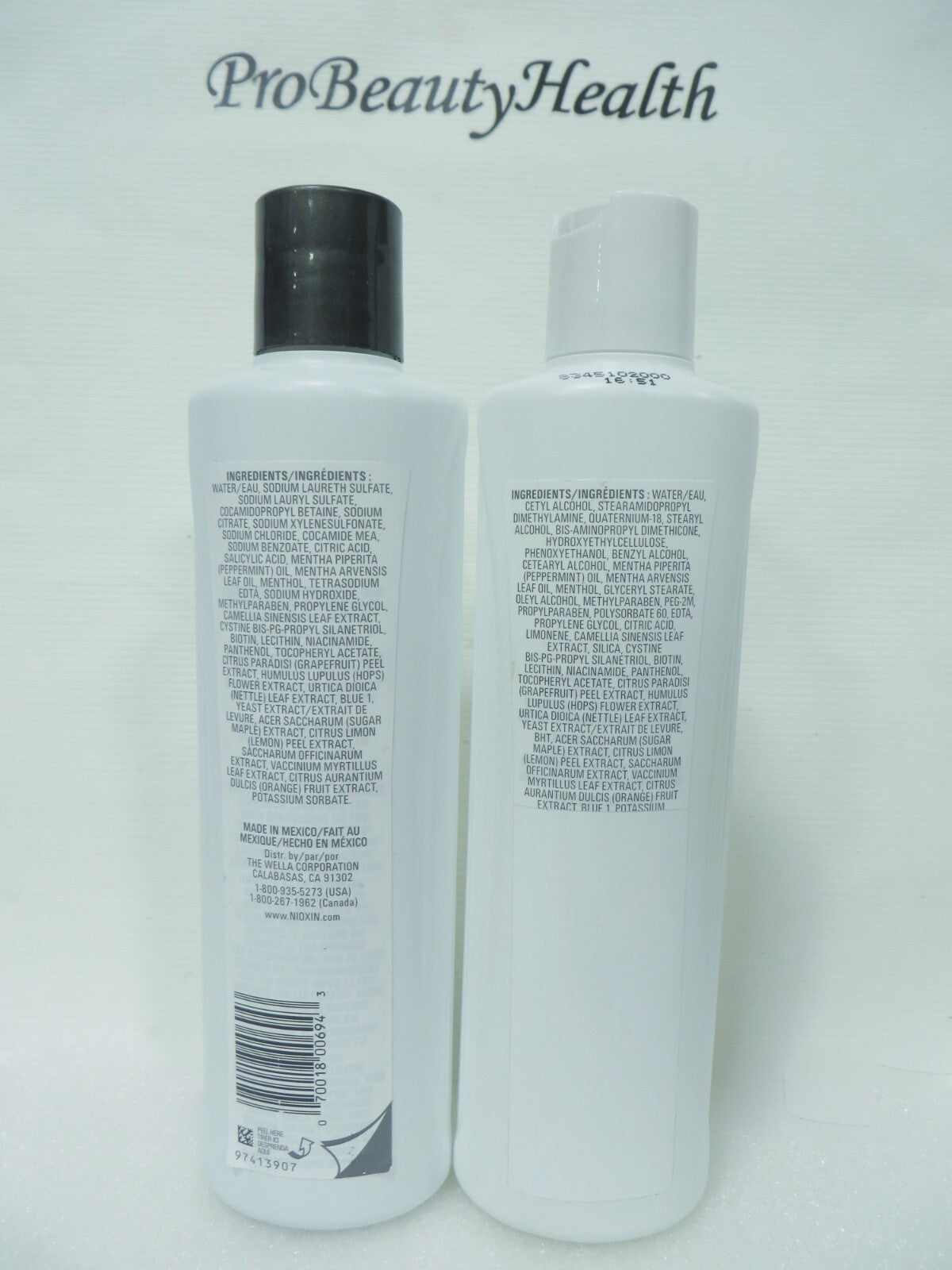 Nioxin #1 Shampoo & Conditioner Set for Thinning Hair 10.1 oz