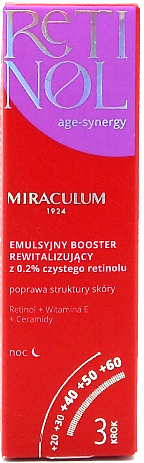 Retinol Age-Synergy Emulsion Night Treatment - Revitalizing Booster for Women, 1.06 Oz