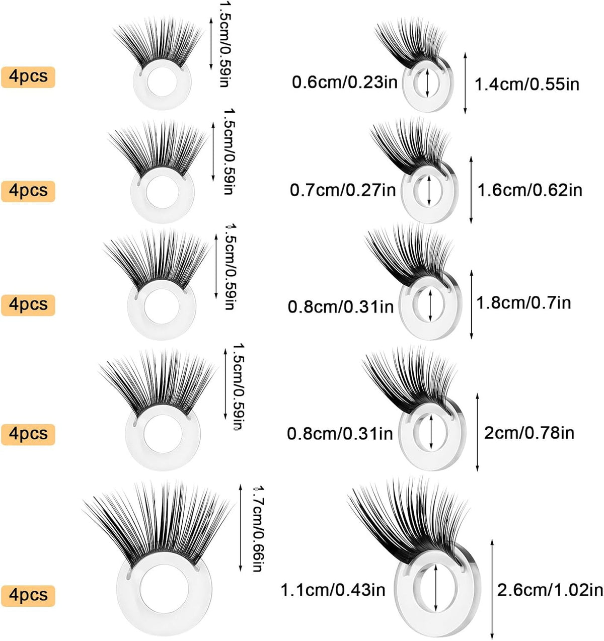 20 Pcs Doll Lashes for Amigurumi & Plush Toy Crafting - Safety & Easy to Apply
