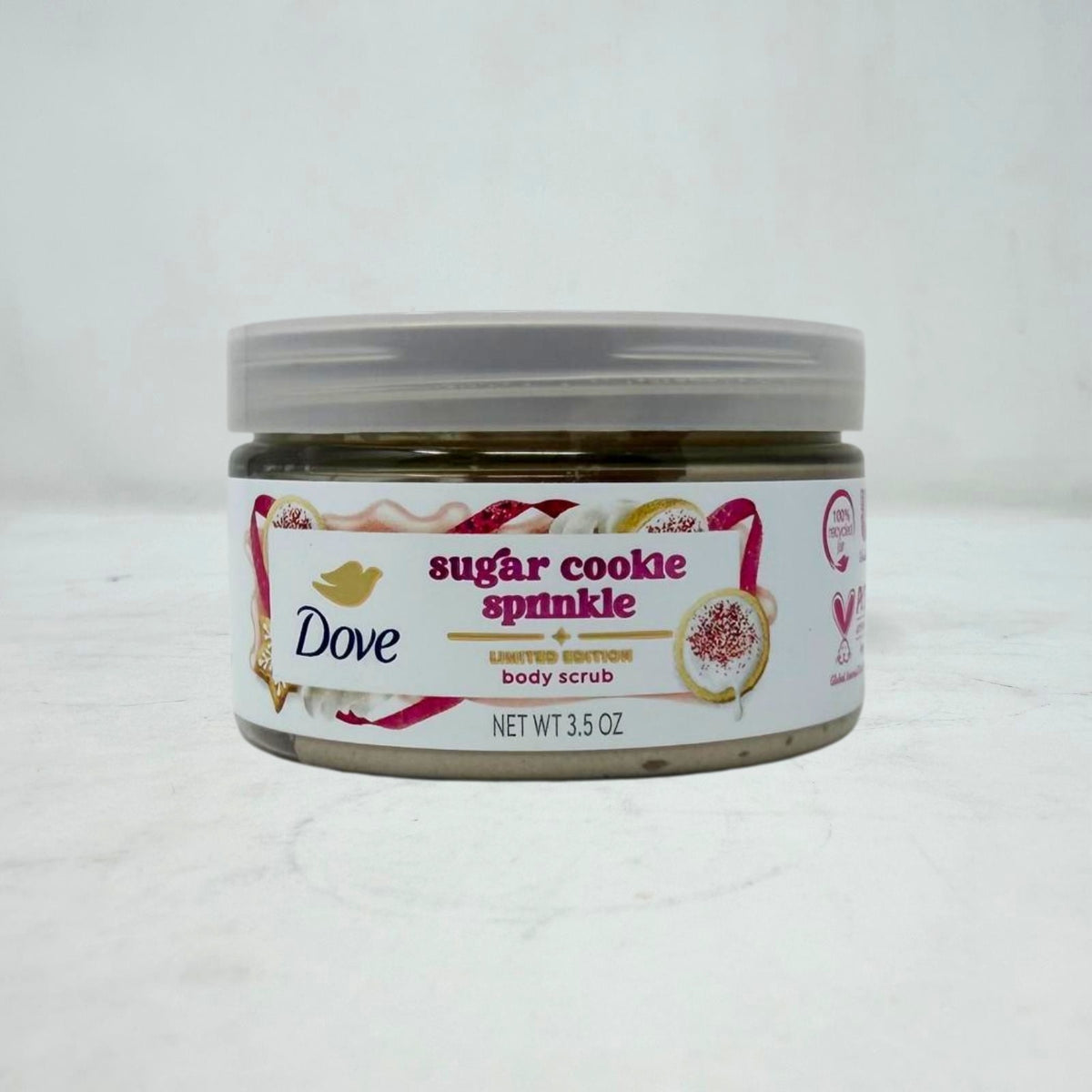 3 Pack - Dove Limited Edition Body Scrub, Sugar Cookie Sprinkle, 3.5oz