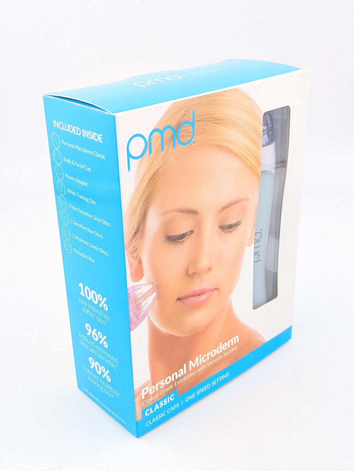Personal Microdermabrasion Exfoliator Tool with 2 Speed Settings - Grey