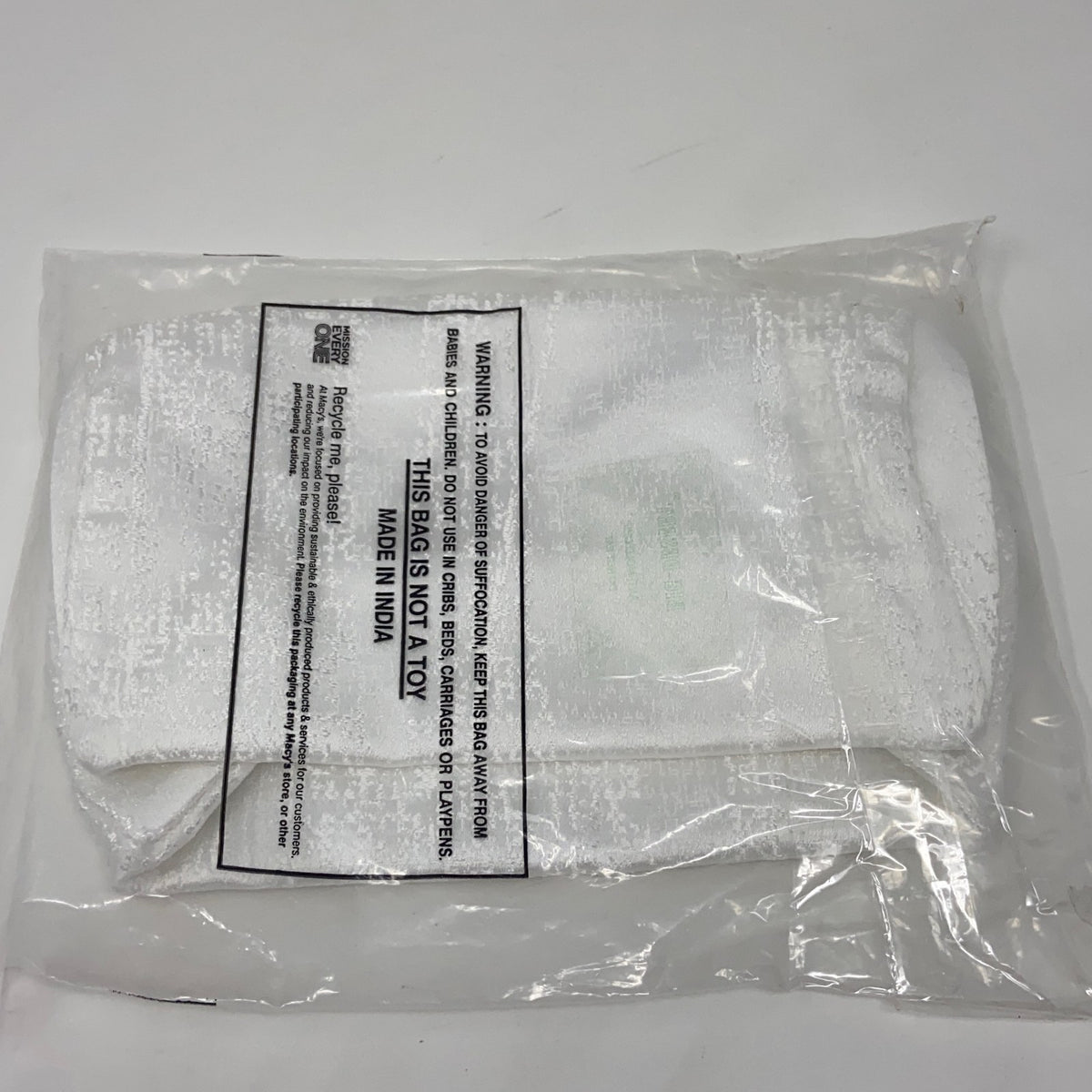White Fractured Geo Zip Cosmetic Pouch - Hotel Collection