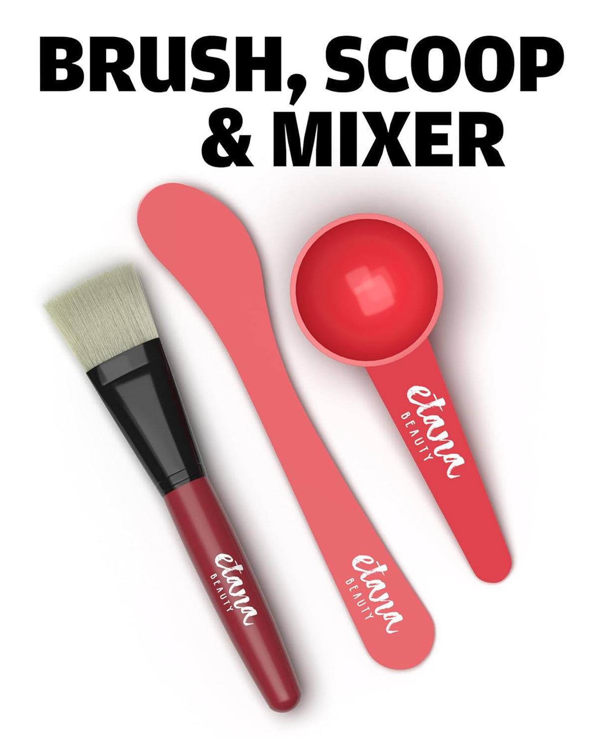 Calcium Bentonite Clay Mask Kit with Brush & Bowl