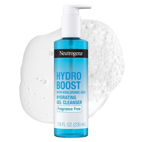 Hydrating Gel Facial Cleanser with Hyaluronic Acid - Fragrance-Free, Gentle for Sensitive Skin