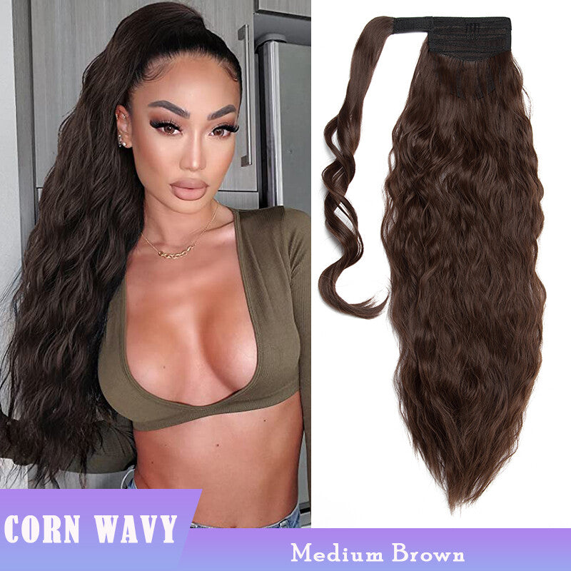 Thick Real Wrap Ponytail Hair Extensions - Mega Long & Natural Looking