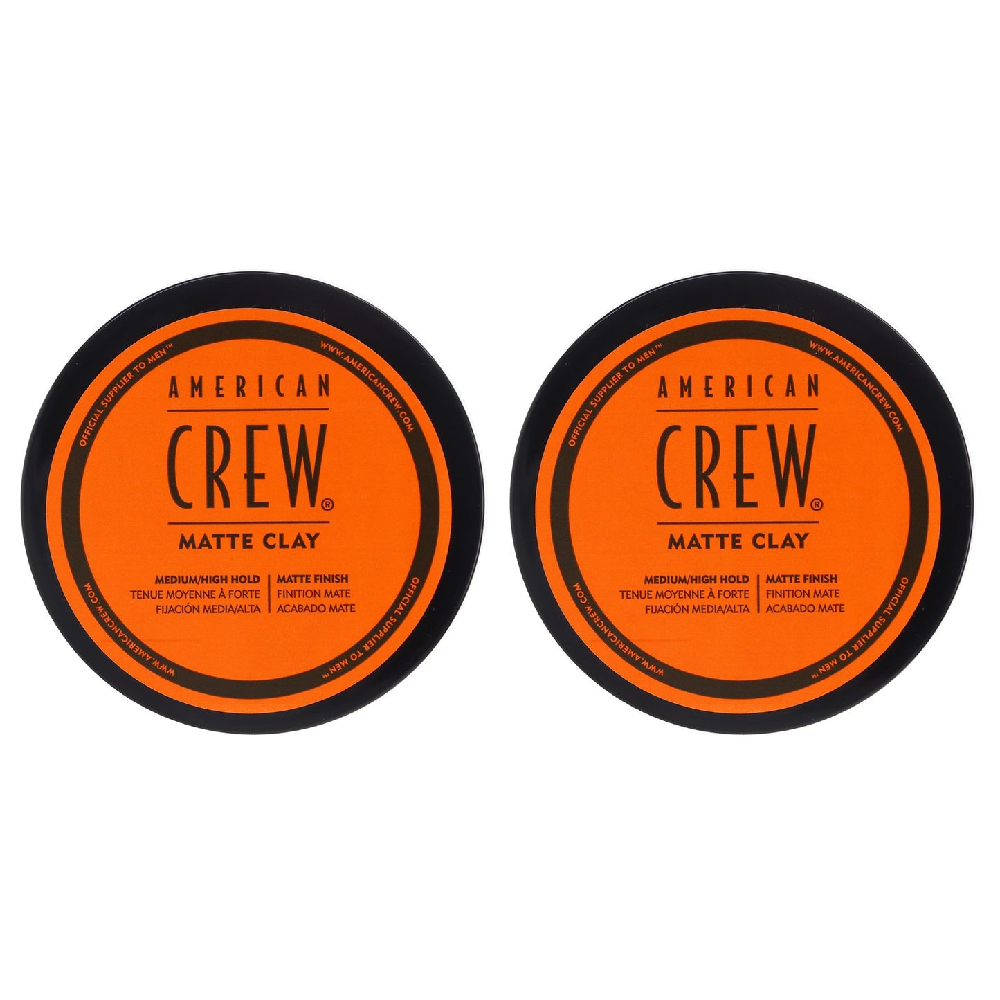 Men's Matte Hair Clay 3 oz - 2 Pack for All-Day Hold and Texture