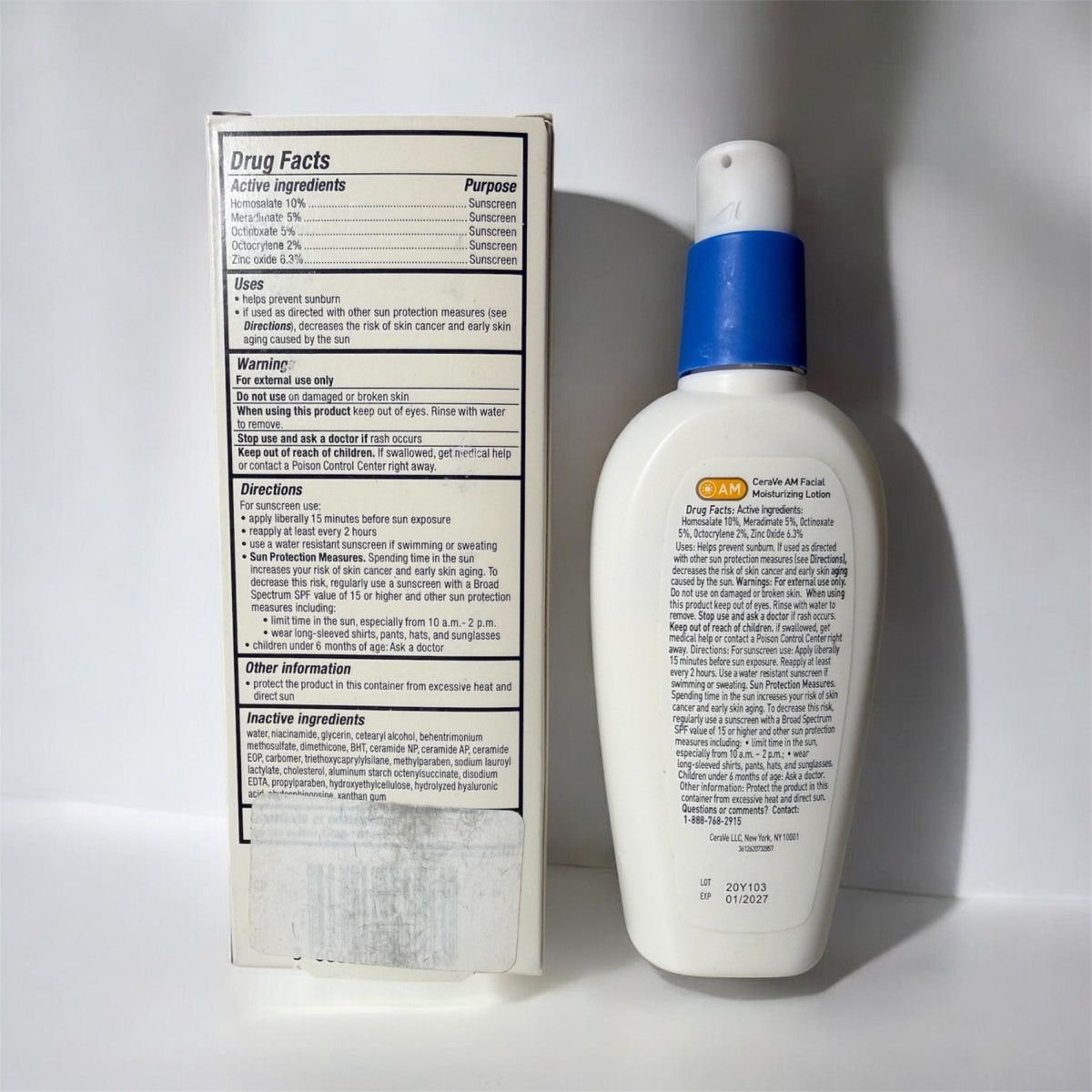 AM Facial Moisturizing Lotion SPF 30 - 2 Pack, 3 oz