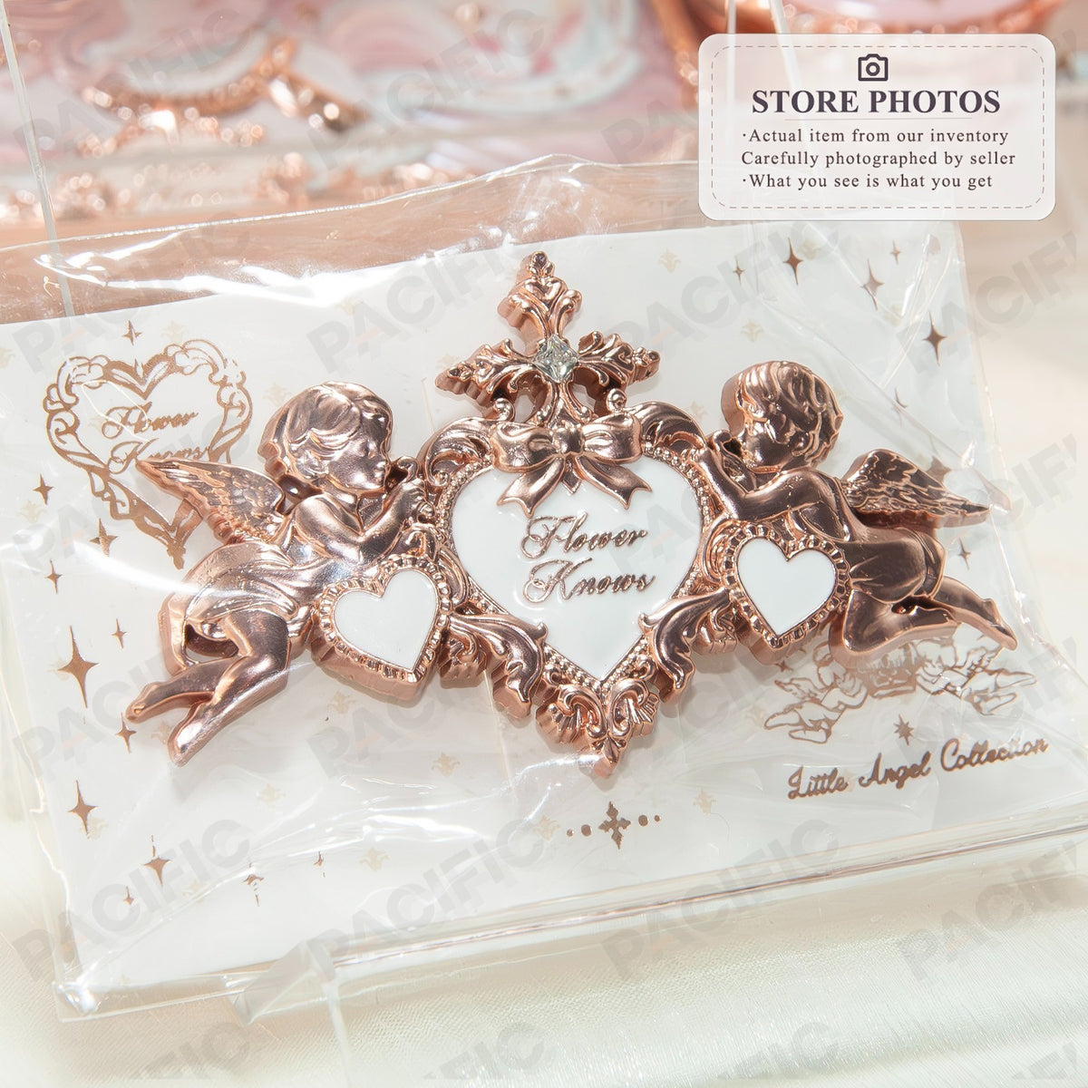 Flower Knows Little Angel Hair Clips Set of 2 Discontinued US Stock