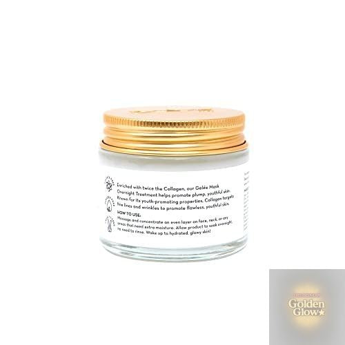 Overnight Collagen Gel Mask for Moisturizing, Brightening & Anti-Aging - 2.36 oz